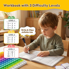 JoyCat dry erase markers enable writable, repeatable math practice