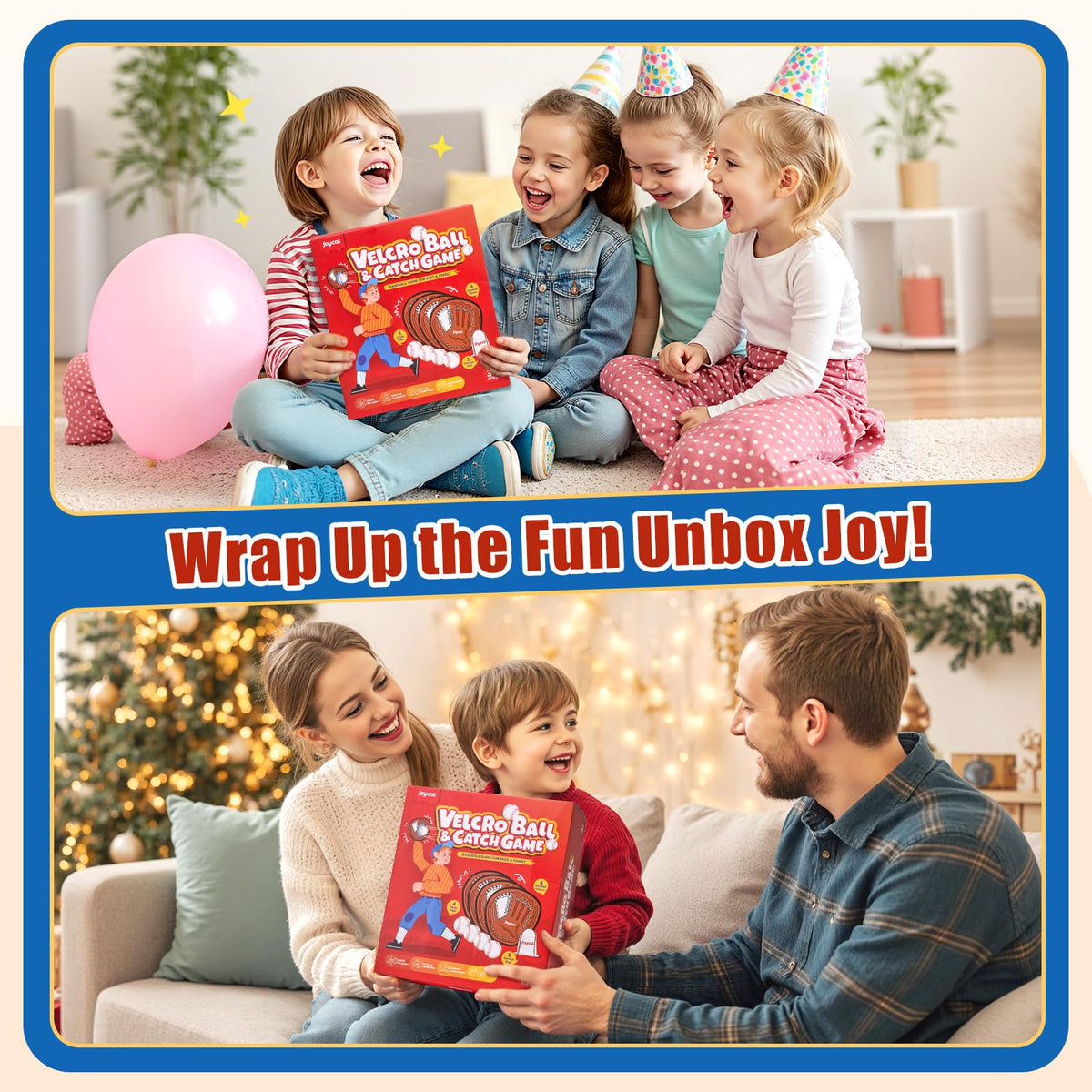 JoyCat family-friendly outdoor game pack for birthdays and gatherings.