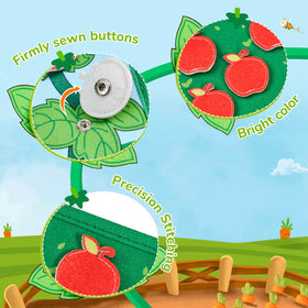 JoyCat Farm Busy Book matching activity strengthens memory and visual skills