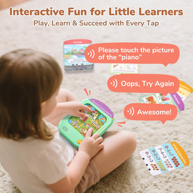 JoyCat flash cards word building activity for reading readiness.