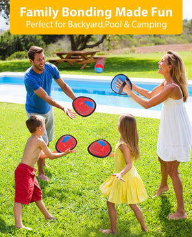 JoyCat four paddles and balls set, complete family game