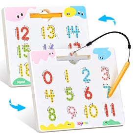JoyCat front board with numbers 1-11 for early recognition and writing.