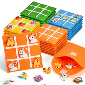 JoyCat garden-themed tic-tac-toe set ready for classroom distribution.