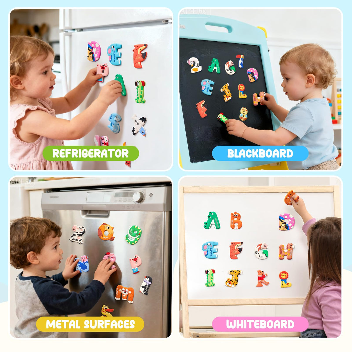 JoyCat gift-ready-learning-magnets make a thoughtful birthday or holiday present.