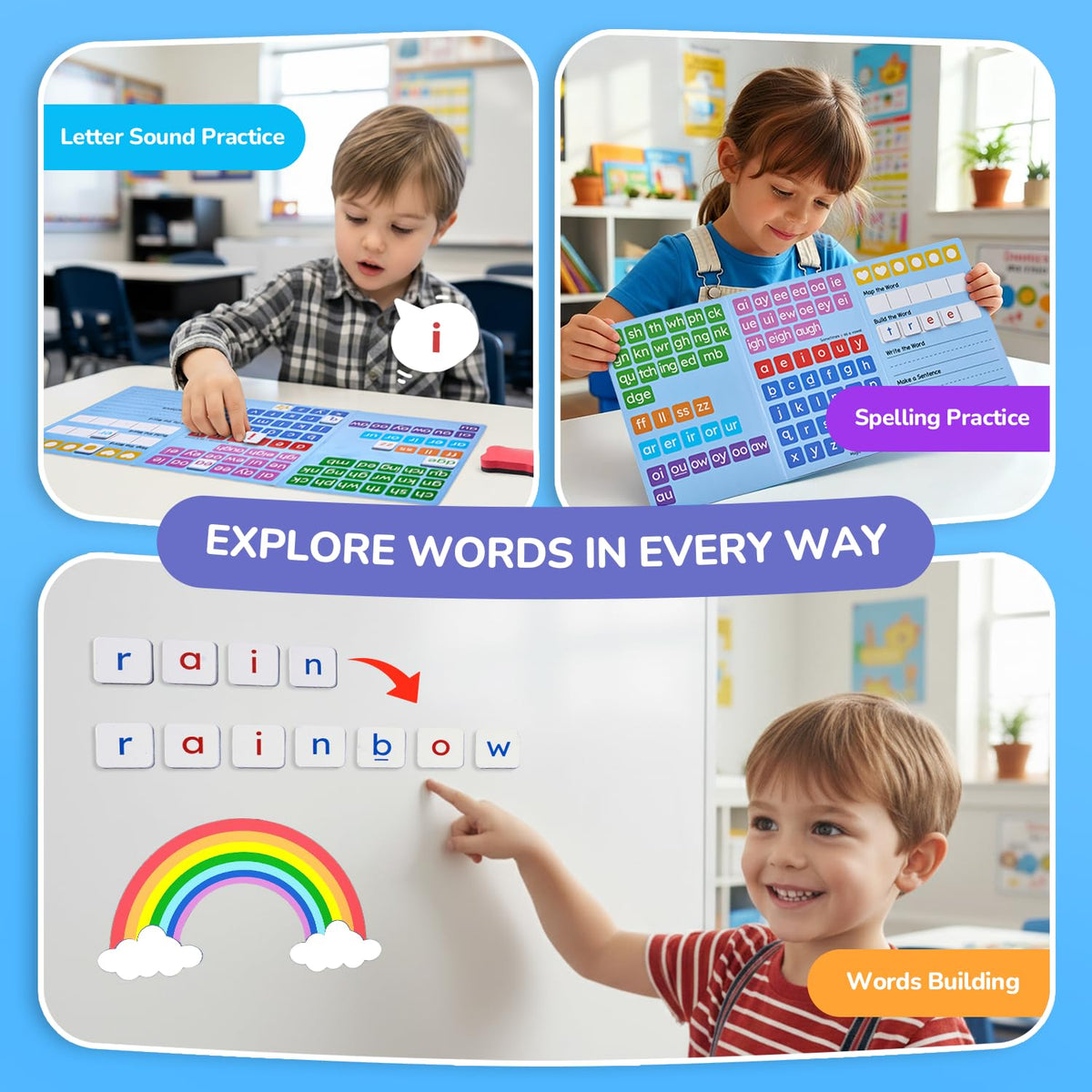 JoyCat phonics set supports small-group activities and collaborative learning