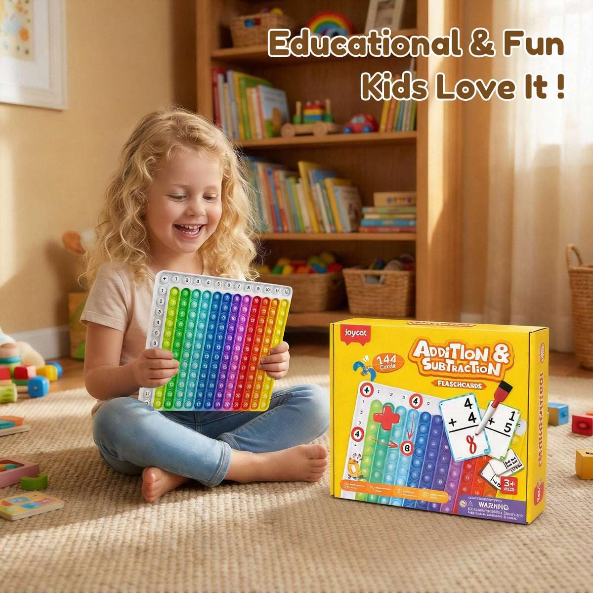 JoyCat kids practicing with the set builds confidence through daily review