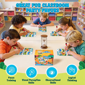 JoyCat kids spot-the-differences play building focus and observation