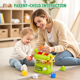 JoyCat Monster Eating The Shapes blocks are durable for long-lasting play sessions.
