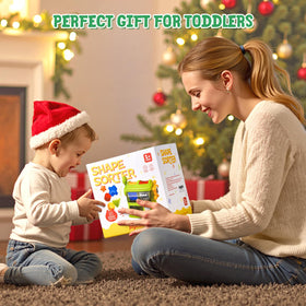 JoyCat Monster Eating The Shapes toddler-friendly design supports independent discovery.