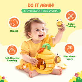 JoyCat Montessori Beehive encourages screen-free learning