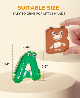 JoyCat magnets printed with non-toxic vegetable ink for safe play.