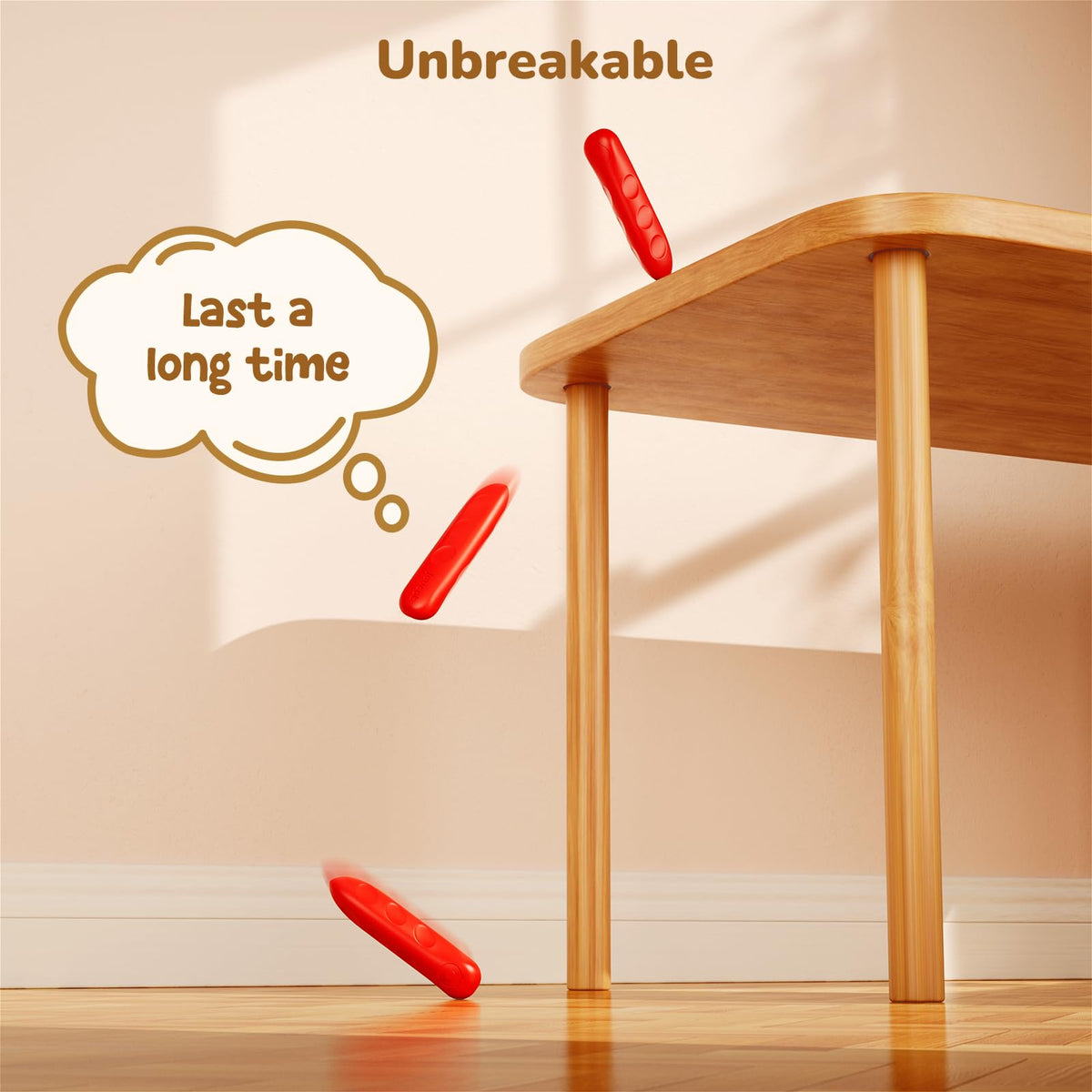 JoyCat non-toxic washable crayons clean hands and surfaces easily