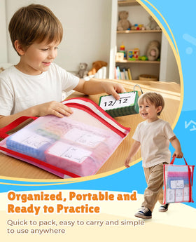 JoyCat number patterns visual aid aids focus during math routines