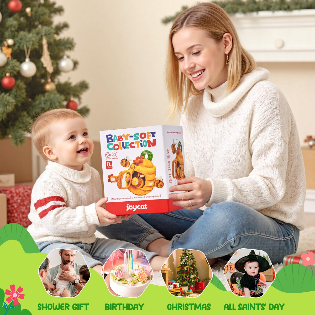 JoyCat Nursery Decor Hive doubles as decor and toy