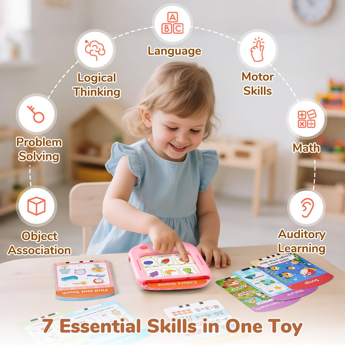 JoyCat quizzes and sound effects boost phonics learning.