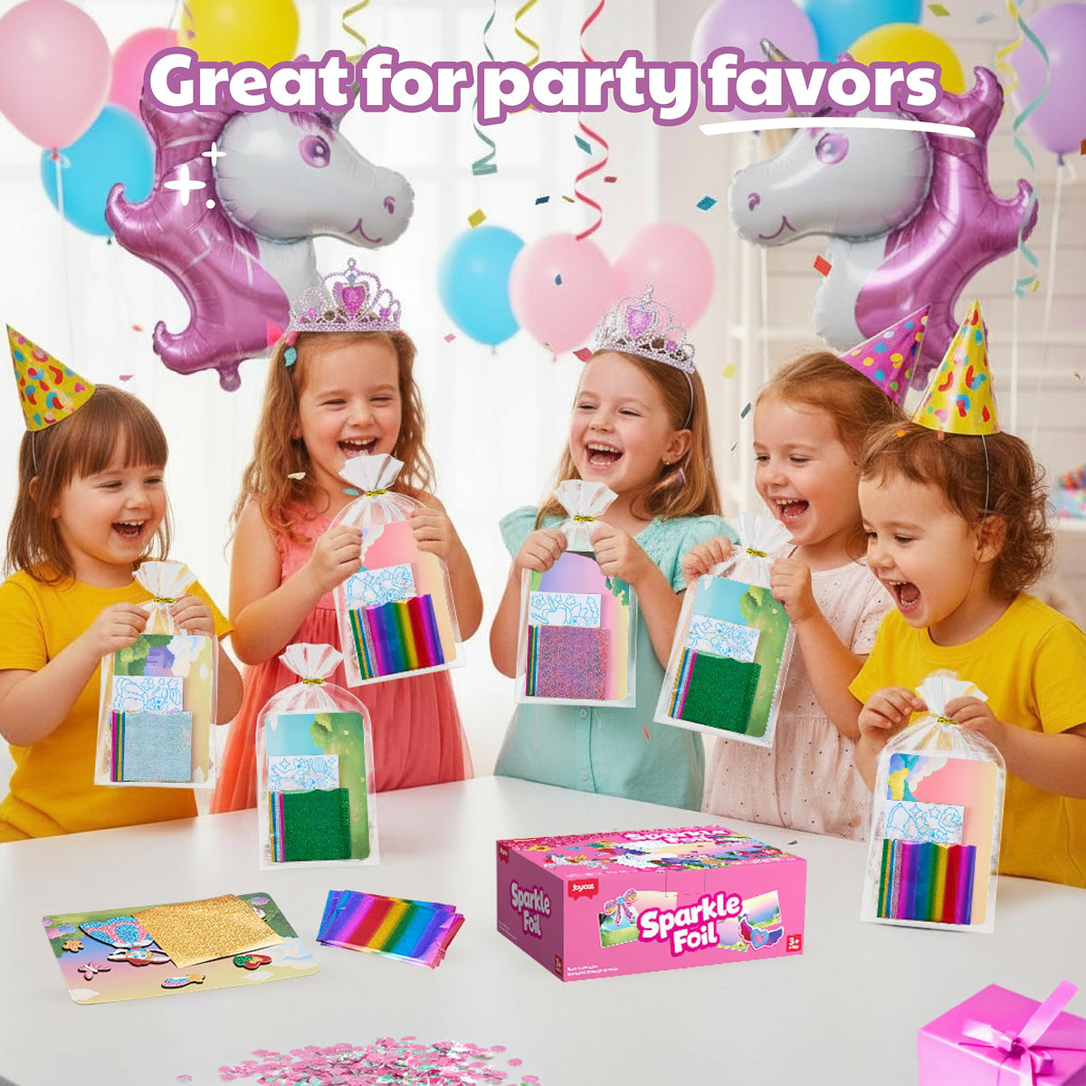 JoyCat picnic theme sticker scene inspires playful, color-rich art.