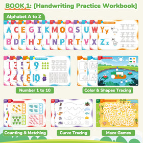 JoyCat dry erase markers and cloth ready for reusable learning sessions.