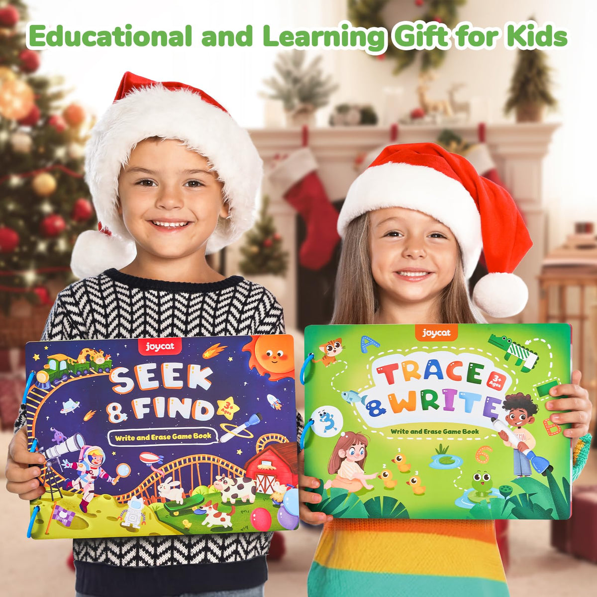 JoyCat learning set gift-ready for 3–5-year-olds.