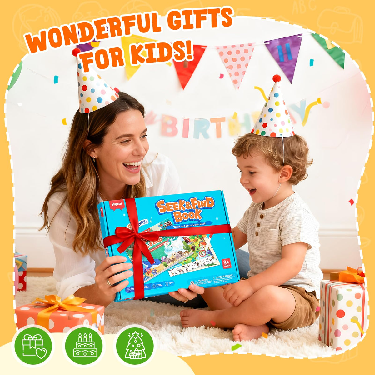 JoyCat Seek & Find gift set — ideal for holidays and birthdays