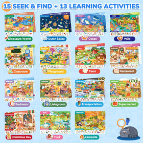 JoyCat Seek & Find markers set for reusable practice and writing