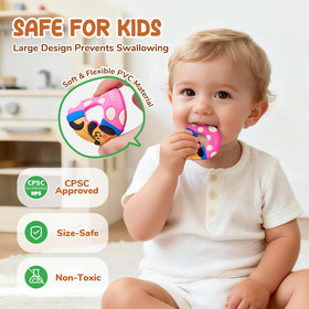 JoyCat soft PVC letters offer gentle, safe play for little hands.