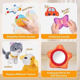JoyCat soft-textured object pack fosters sensory learning