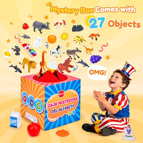 JoyCat double-sided letters board shows uppercase and lowercase sides for quick matching