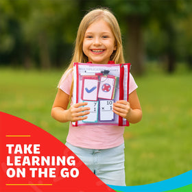 JoyCat storage bag keeps everything together for travel or classroom use.