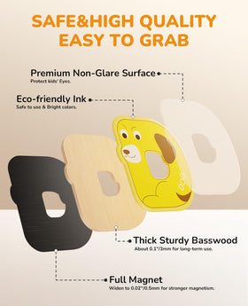 JoyCat storage box keeps magnets organized for travel and classroom use.