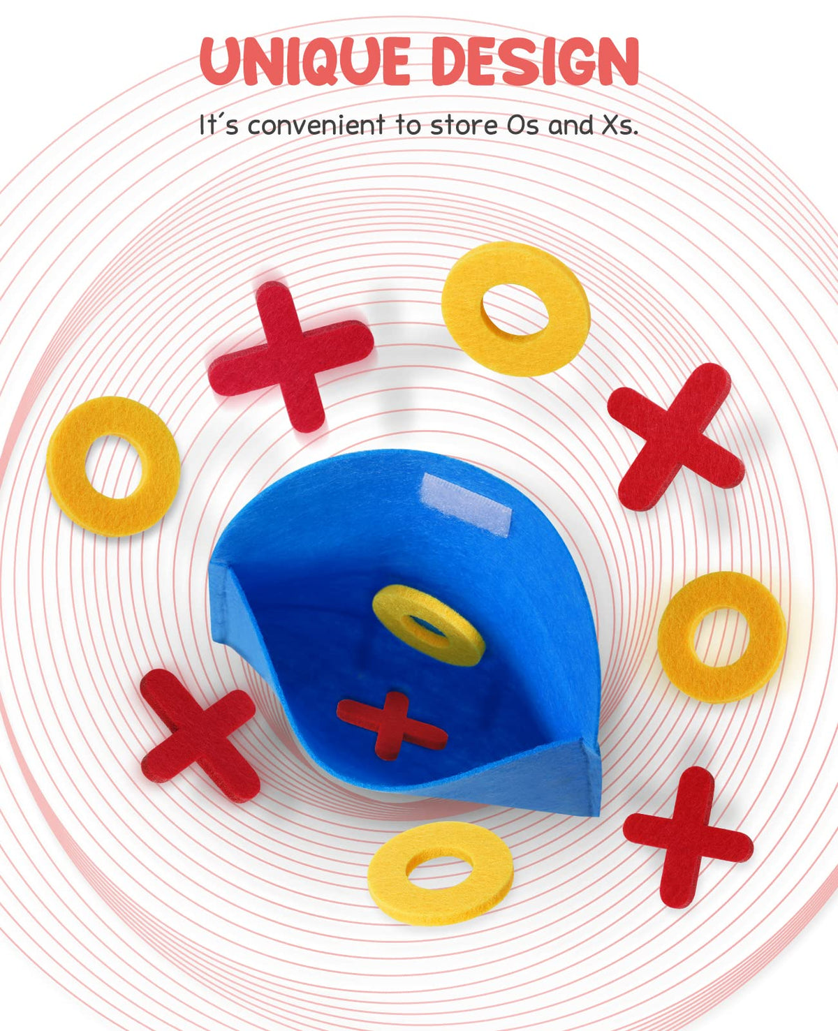 JoyCat gift-ready tic-tac-toe kit for kids' celebrations.