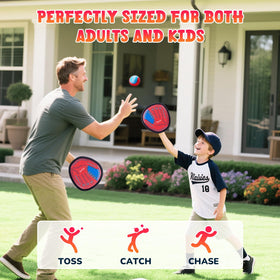 JoyCat Toss and Catch set — kid paddles help little ones build hand-eye coordination