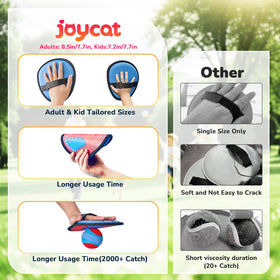 JoyCat sticky balls and paddles — secure catches for indoor or outdoor play