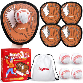 JoyCat paddles with soft grips for safe family play outdoors.