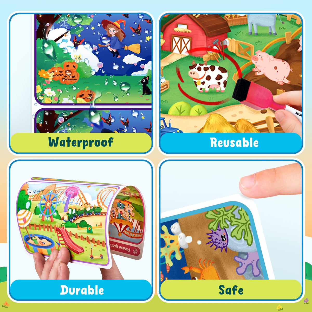 JoyCat travel-friendly activity keeps kids entertained during waits