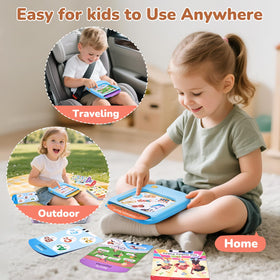JoyCat travel-friendly design—learning during car rides and trips.