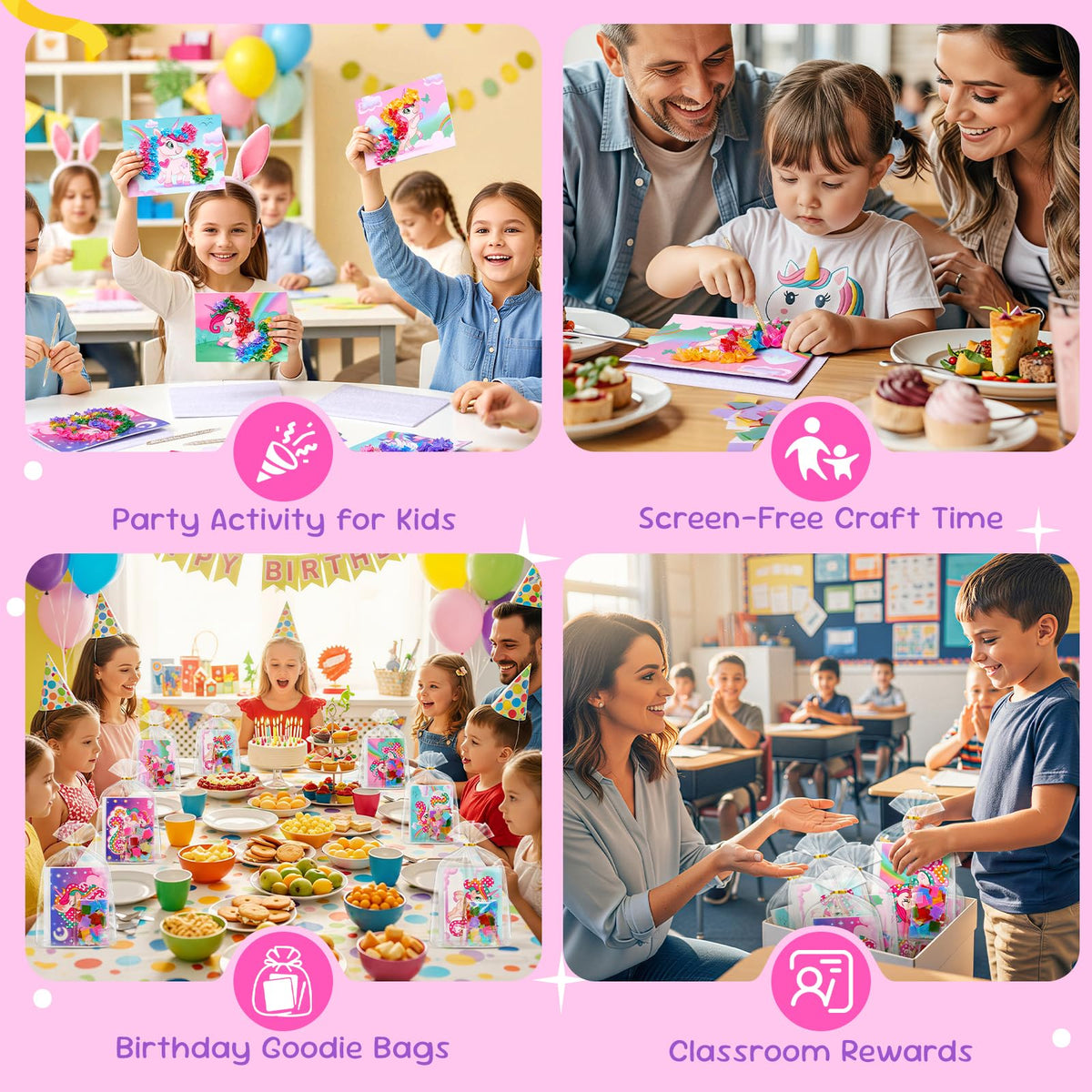 JoyCat packaging and instructions for easy event setup