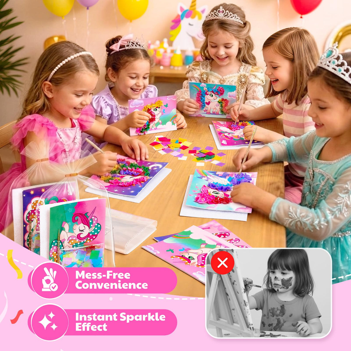 JoyCat unicorn party favors in a bulk 24-pack for classrooms and events