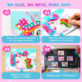 JoyCat poke sticks and cushion for mess-free crafting sessions