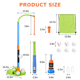 JoyCat weighted base and safe design stabilize play while kids swing.