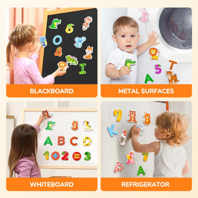 JoyCat fridge magnets stay securely on metal surfaces during kitchen play.