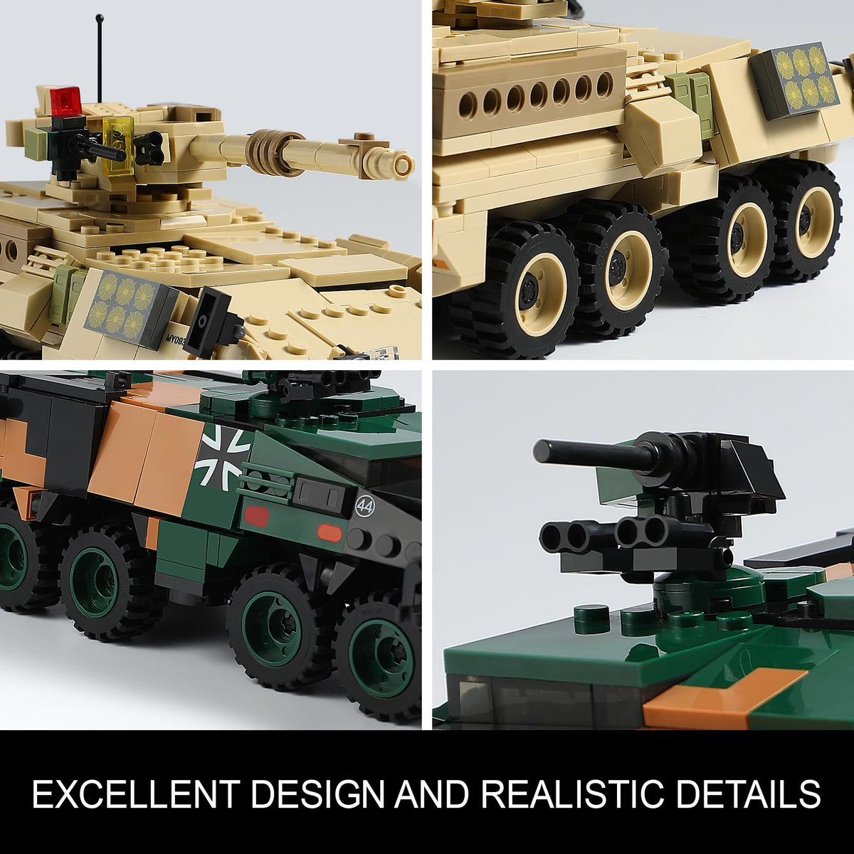 JOYCOLI Boxer camouflage detail enhances lifelike appearance during stealth-inspired missions.