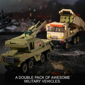 Joycoli Dana M2 howitzer model featuring an authentic turret for imaginative battlefield play.