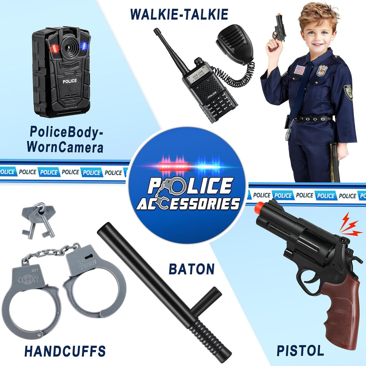 Joycover police card adds role-play detail for identity.