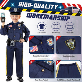 Joycover police officer costume hat completing the look for role-play