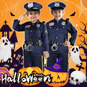 Joycover police officer costume handcuffs for interactive storytelling