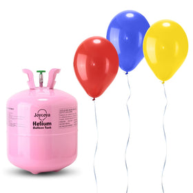 Included balloons and ribbons from Joycoya box for decor