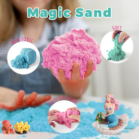 JOYEEMAX seashell and mermaid figure enhances ocean-themed playtime