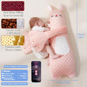 Joyfubabe plush-doll with remote control for adjustable tapping speeds