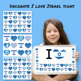 Joyful Artistry Israel stickers kids crafts: peel-and-stick fun for kids projects.