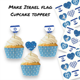 Joyful Artistry Israel stickers sheet size: about 6 by 4.7 inches.
